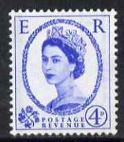 GB Great Britain 1959 Wilding Phosphor-graphite 4d unmounted mint SG608