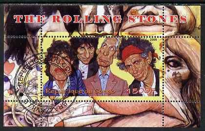Congo 2009 The Rolling Stones perf m/sheet fine cto used
