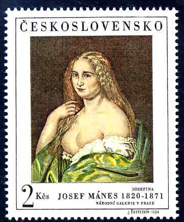 Czechoslovakia 1968 Josefina by Josef Manes 2k unmounted mint SG 1753