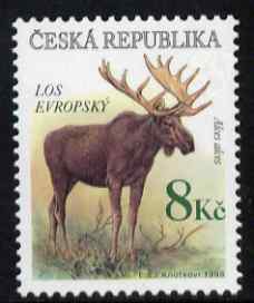 Czech Republic 1998 Elk 8kc from Endangered Species set unmounted mint, SG 190