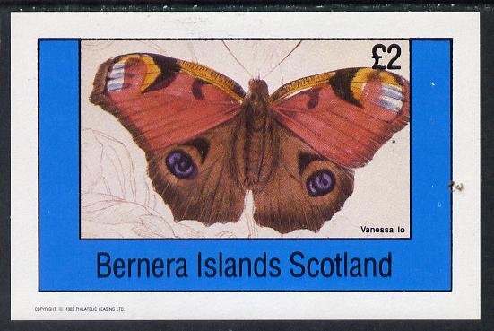 Bernera 1982 Butterflies (Vanessa Lo) imperf deluxe sheet (Â£2 value) unmounted mint