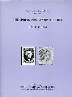 Auction Catalogue - United States - Superior 13-15 June 1994 - Worldwide - catalogue only