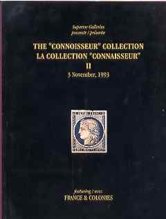 Auction Catalogue - France & Colonies - Superior 3 Nov 1993 - The Connoisseur coll - catalogue only