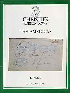 Auction Catalogue - The Americas - Christie's Robson Lowe 9 May 1989 - with prices realised