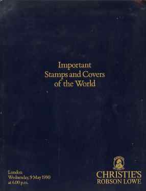 Auction Catalogue - Important Stamps & Covers - Christie's Robson Lowe 5 May 1993 - catalogue only