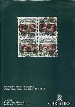 Auction Catalogue - United States - Christie's 28-29 Sept 1993 - the Ryohei Ishikawa coll hardback catalogue in full colour - with prices realised