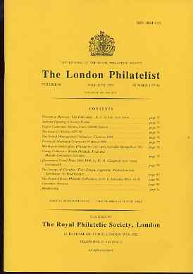 Literature - London Philatelist Vol 98 Number 1157-58 dated May-Jun 1989 - with articles relating to Queensland & Gibraltar