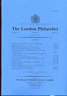 Literature - London Philatelist Vol 108 Number 1264 dated April 1999 - with articles relating to Orange Free State