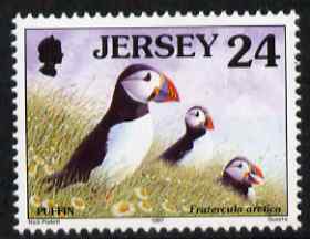 Jersey 1997-99 Seabirds & Waders 24p Atlantic Puffin unmounted mint SG 784
