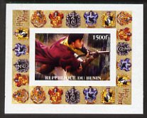 Benin 2001 Harry Potter #4 individual imperf deluxe sheet unmounted mint