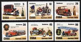 Cuba 2006 Fire Engines perf set of 6 unmounted mint SG 5009-13