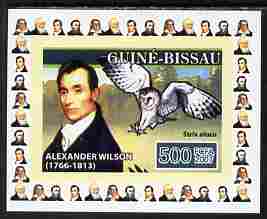 Guinea - Bissau 2007 Ornithologists #2 - Alexander Wilson individual imperf deluxe sheet unmounted mint. Note this item is privately produced and is offered purely on its thematic appeal, as Yv 2315