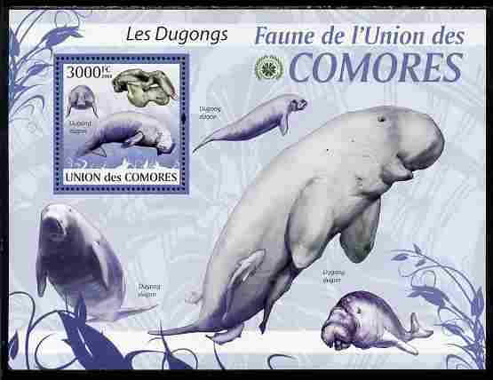 Comoro Islands 2009 Dugong perf s/sheet unmounted mint Yv 193