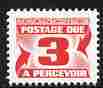 Canada 1967-78 Postage Due 3c scarlet (size 19.5 x 16 mm) unmounted mint, SG D34