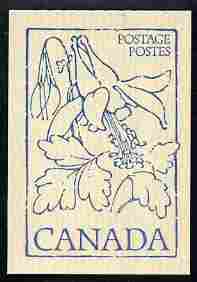 Canada 1979 Flowers & Trees - Western Columbine 50c booklet (blue on crean cover) complete and pristine, SG SB 86b