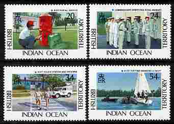 British Indian Ocean Territory 1991 Administration set of 4 unmounted mint SG 111-14