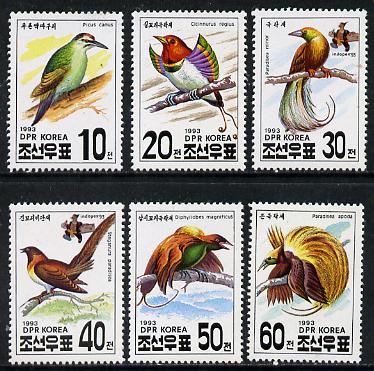 North Korea 1993 Birds perf set of 6 unmounted mint, SG N3281-86*
