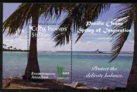 Cook Islands 2010 Environmental Awareness perf m/sheet unmounted mint 