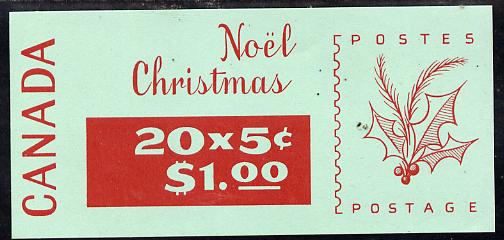  Booklet - Canada 1968 Christmas $1.00 booklet (ordinary) SB 65