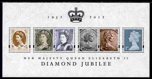 GB Great Britain 2012 Diamond Jubilee perf m/sheet unmounted mint 