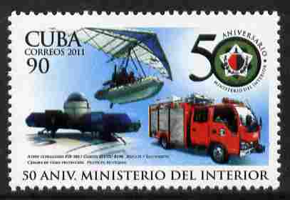Cuba 2011 50th Anniversary of Ministry of Interior unmounted mint 