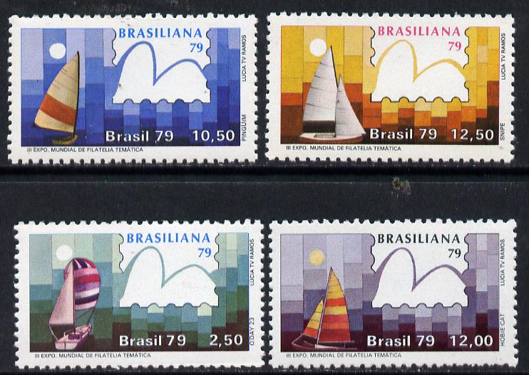 Brazil 1979 'Braziliana 79' Thematic Stamp Exhibition (1st issue) set of 4, SG 1761-64*