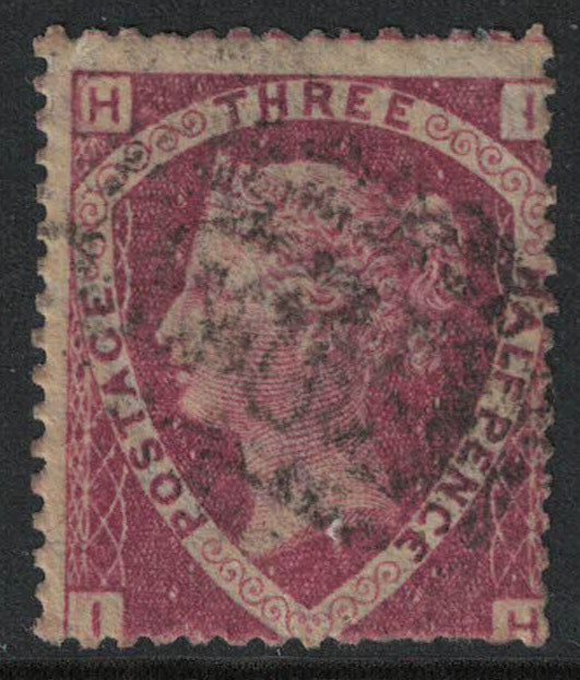 GB 1870 SG52 1½d Lake Red  Plate 1  Used