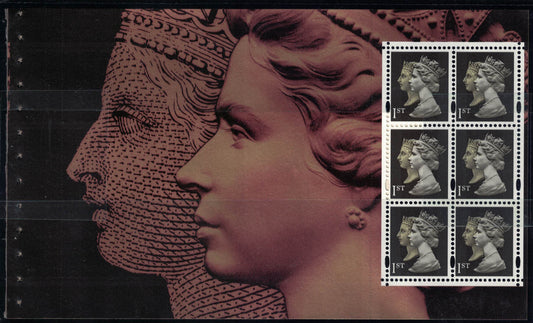 GB 2000 Booklet Pane SG2133l from DX24 Unmounted Mint