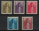 1932 Luxembourg Child Welfare Fund set of 5 SG307-84311 Very LMM