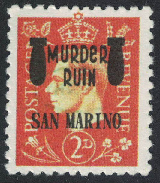 Copy of GB Date Unknown Third Reich Propaganda "Murder Ruin/San Marino" FORGERY
