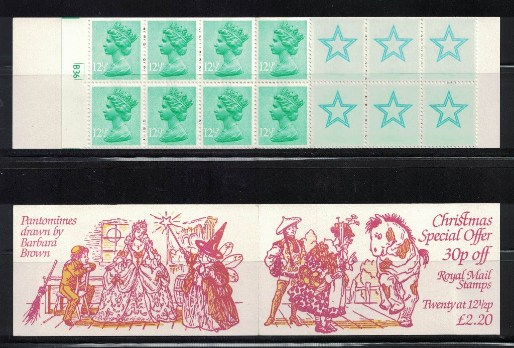 GB 1983 £2.20 "Christmas 1983" Booklet FX6 Cyl B36 U/M Good Perfs