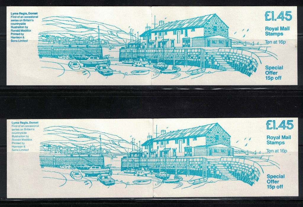GB 1982 £1.55 "British Countryside" Booklet FS2A & FS2B U/M