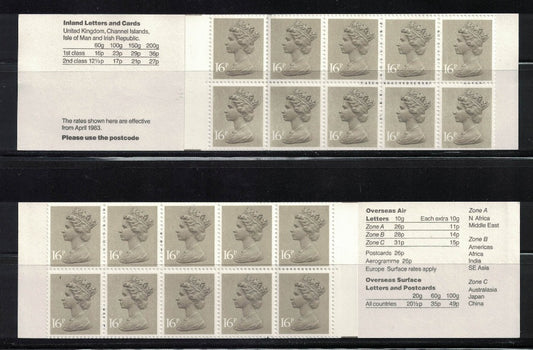 GB 1982 £1.55 "British Countryside" Booklet FS2A & FS2B U/M