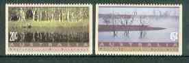 Australia 1992 Wetlands &amp; Waterways set of 2 U/M, SG 1319-20